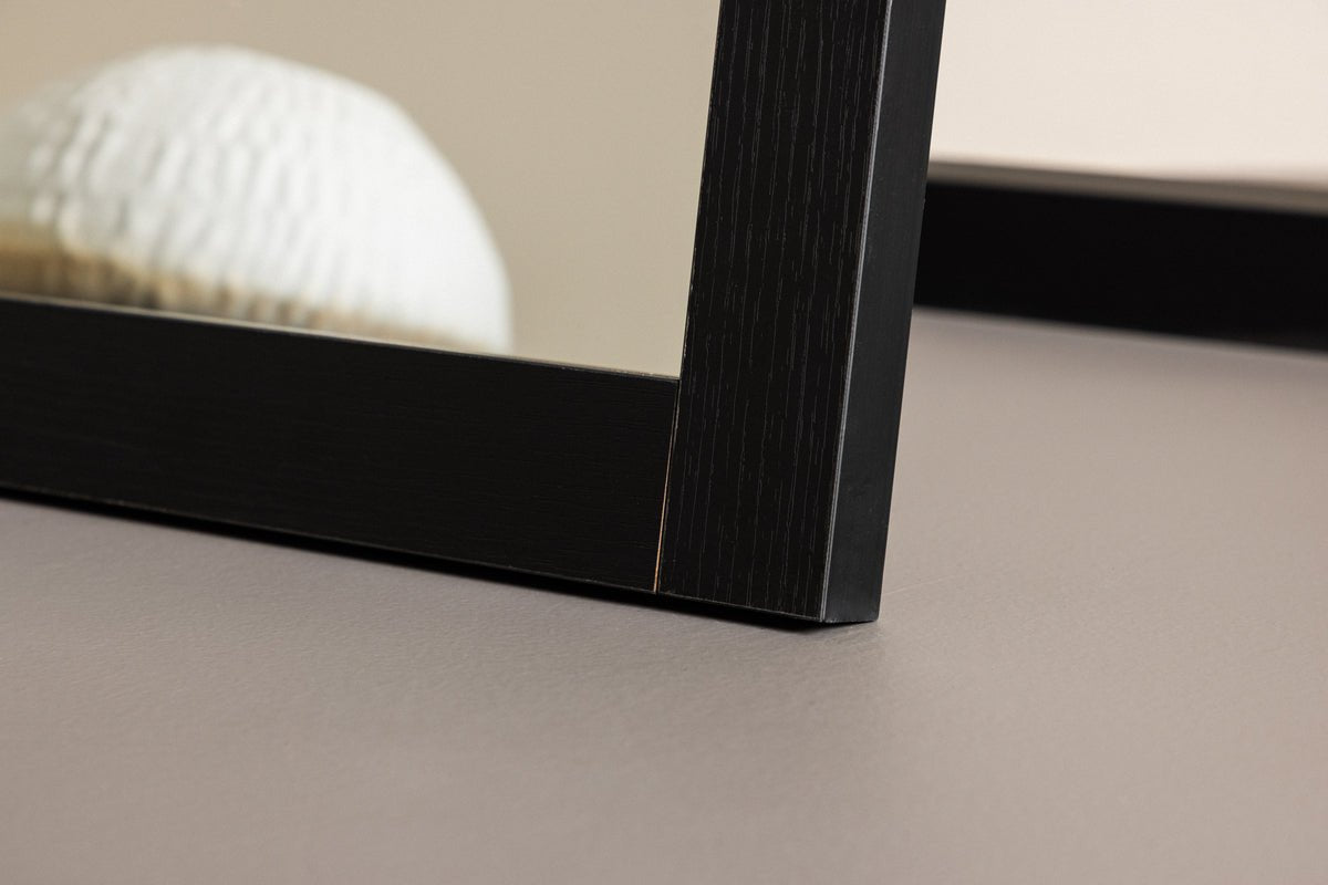 Spiegel Stelina – with stand base and frame in wood look