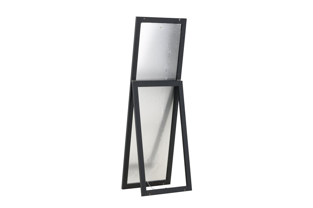 Spiegel Stelina – with stand base and frame in wood look