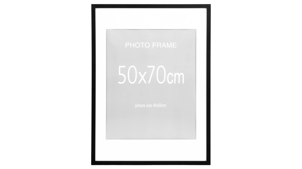 Set of 5 Bibi picture frames - in various sizes and colors