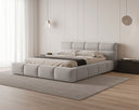 Designer Upholstered Bed Lora Velvet with Storage