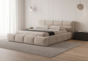 Designer Upholstered Bed Lora Velvet with Storage