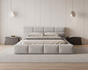Designer Upholstered Bed Lora Velvet with Storage