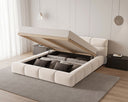 Designer Upholstered Bed Lora Velvet with Storage