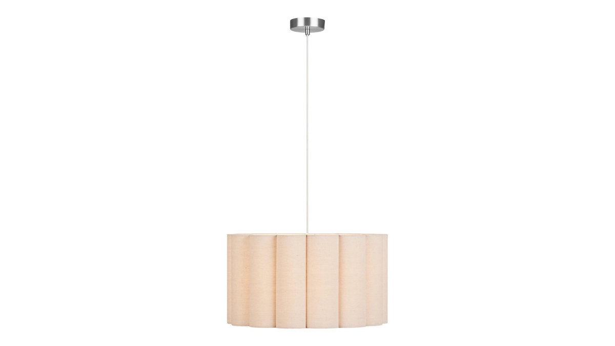 Pendant light Nord - made of steel and linen
