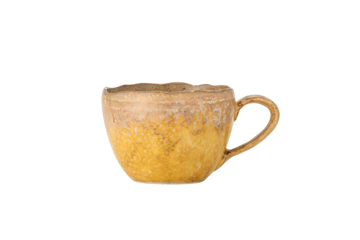 Cup "Solin" – Yellow Stoneware