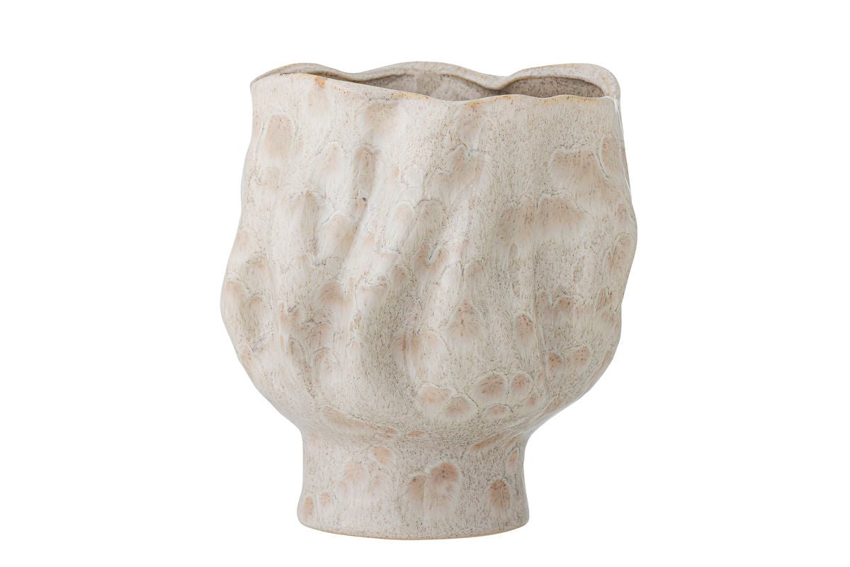 Vase "Elvane" – White Stoneware