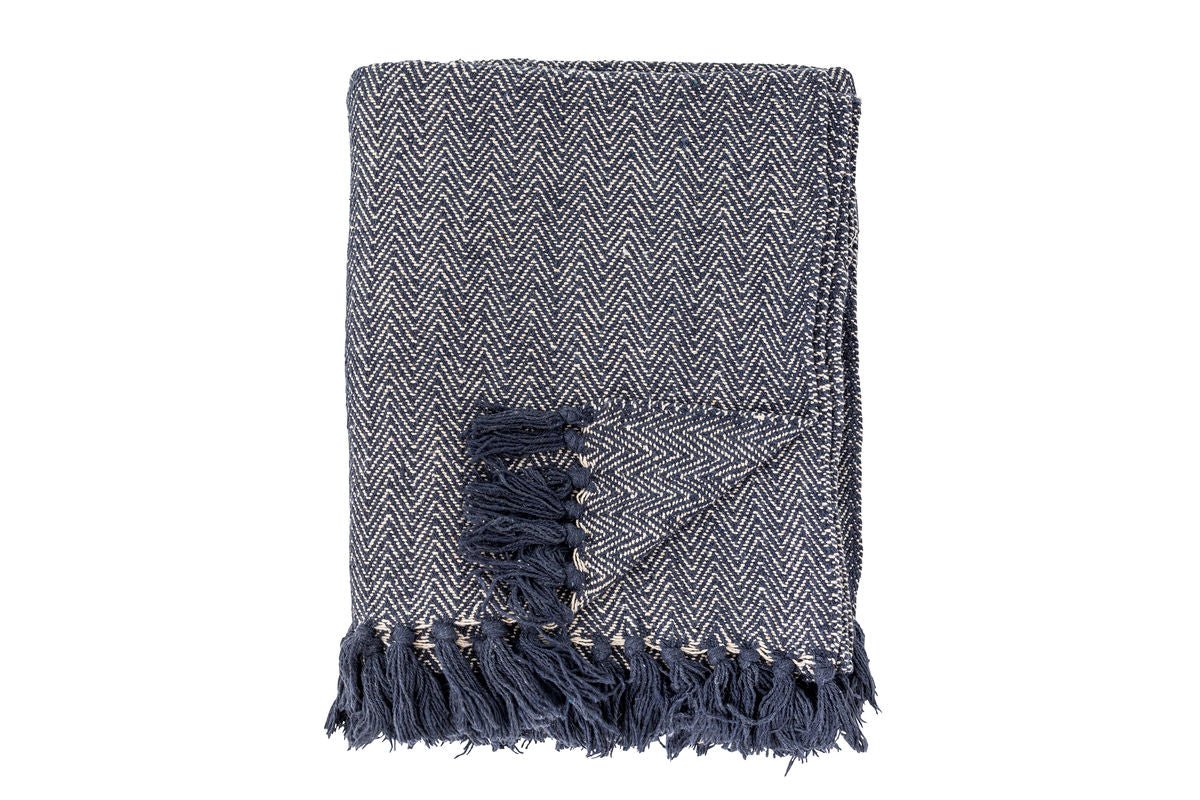 Ayar Bedspread – Herringbone Pattern Made from Recycled Cotton