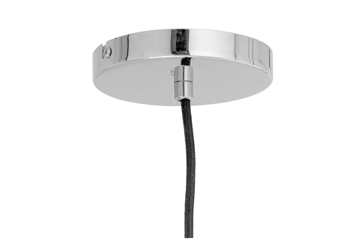 Pendant lamp Mima – fabric shade in soft White