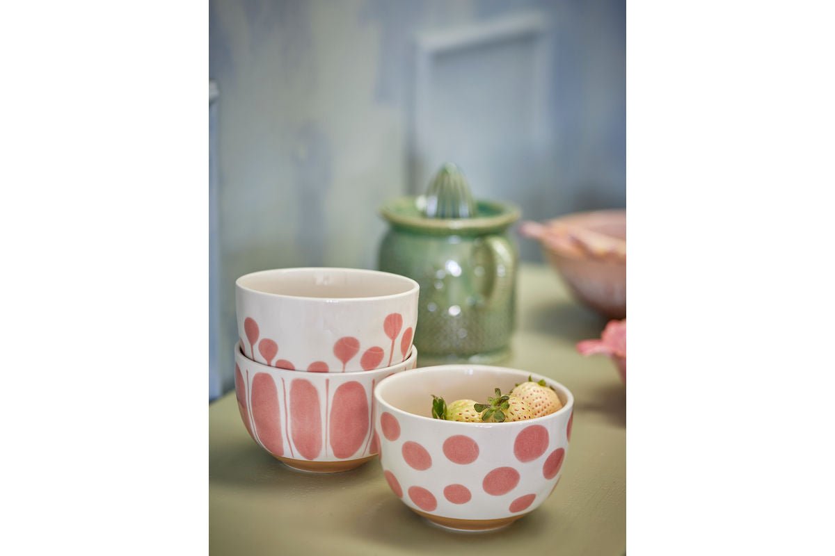 Schale Loréa – aus Steingut gefertigt - 3er Set