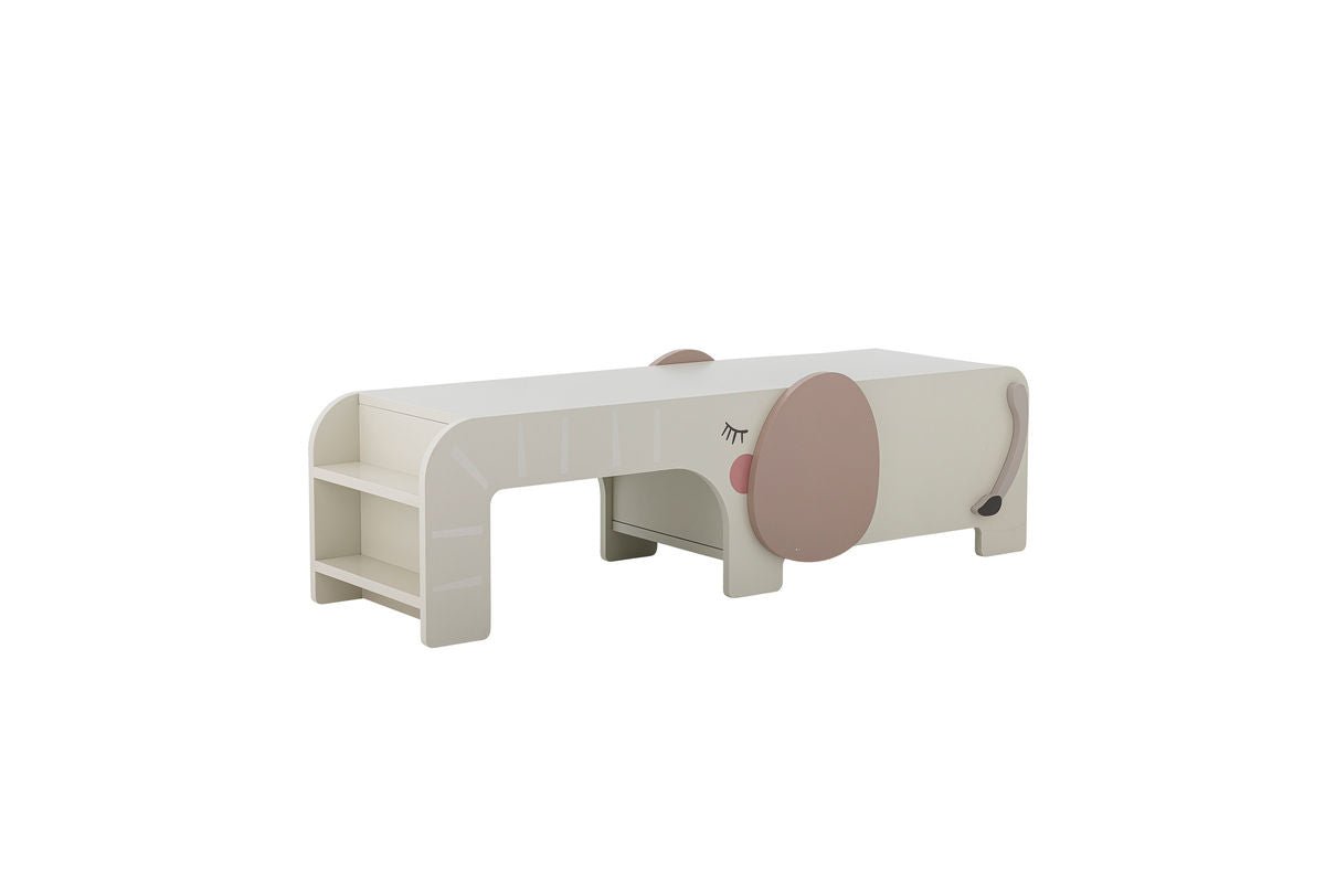 Kinder Sitzbank Rob - Elefanten-Sitzbank mit Stauraum & Regalfächern