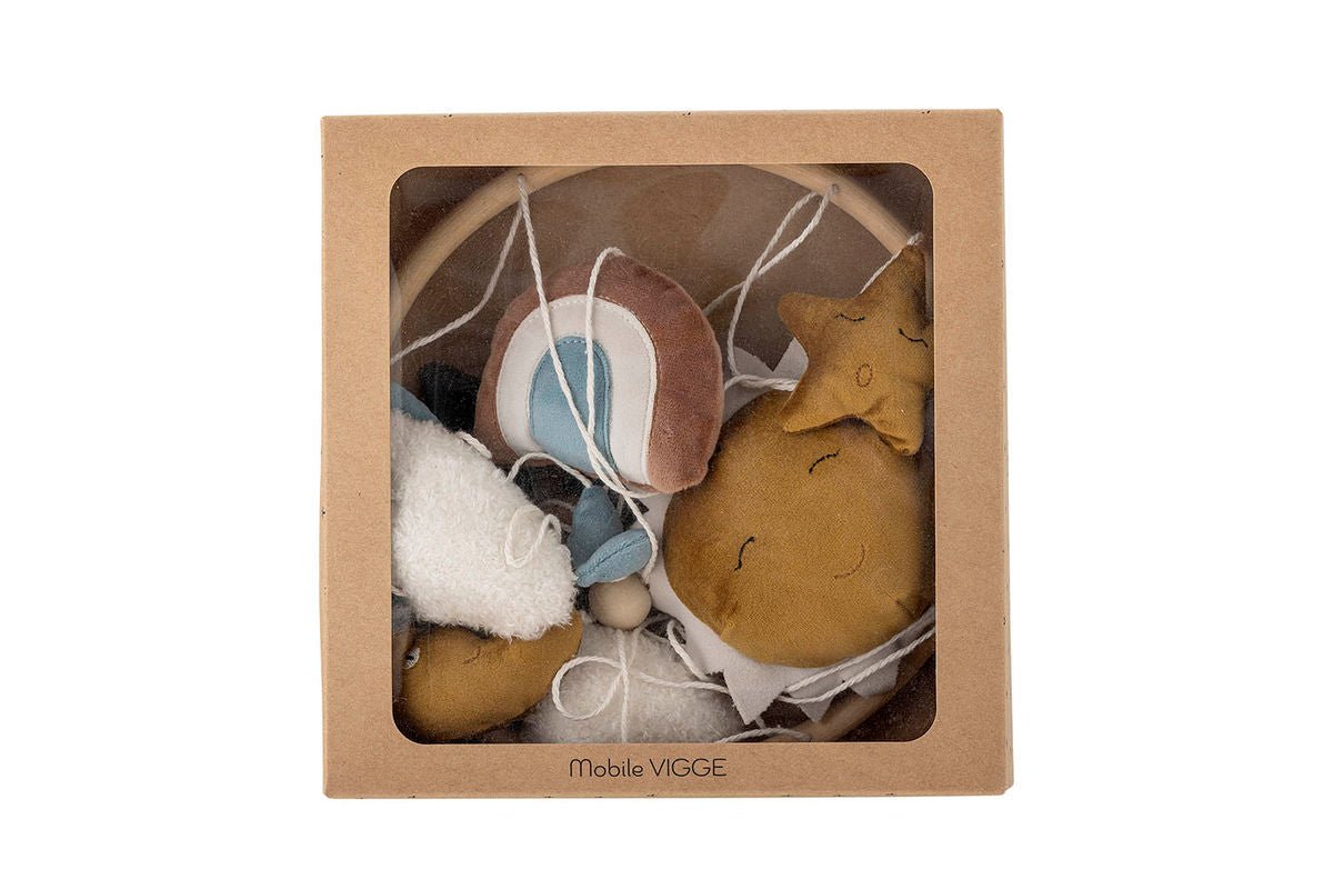 Mobile Luma – gentle baby mobile with sun, moon & clouds