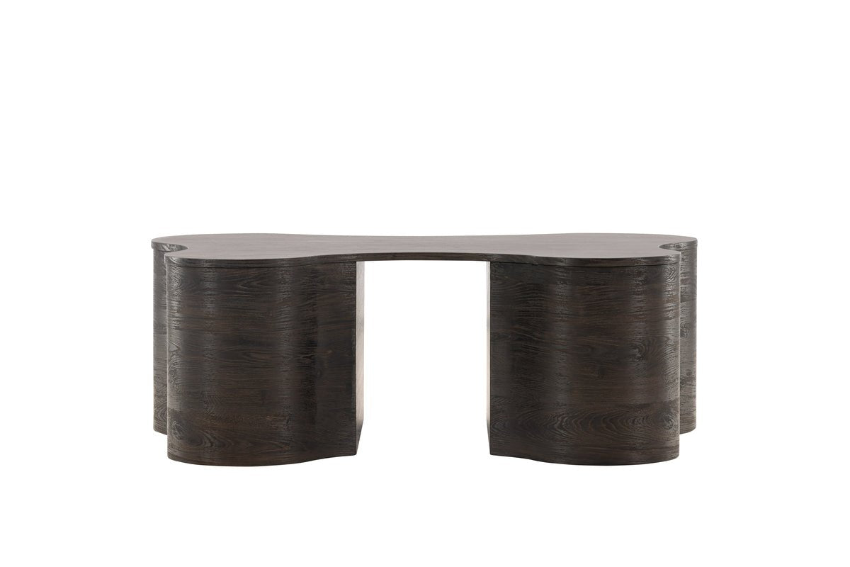 Couchtisch Makron - in dunkler Holzoptik