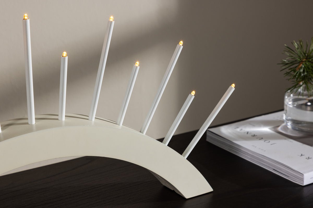 Christmas lighting Luma - round arch Beige or Black