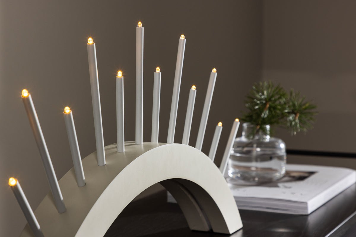 Christmas lighting Luma - round arch Beige or Black