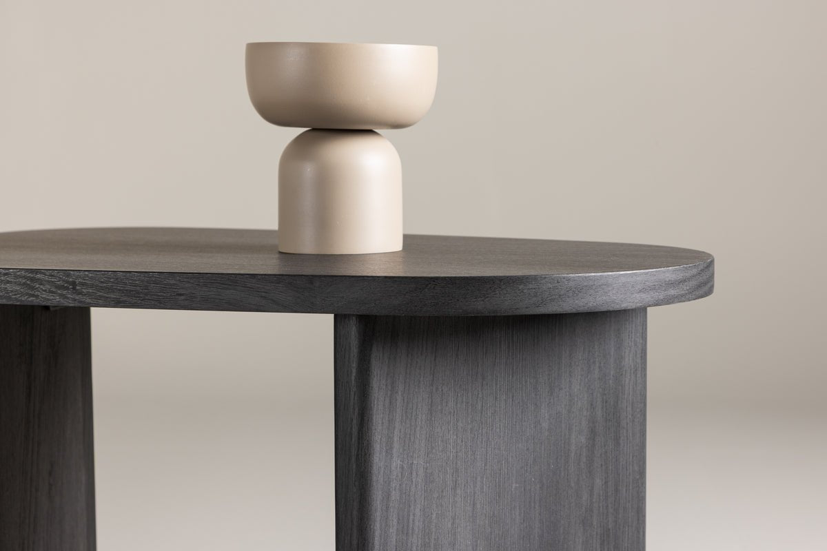 Side table Taro – in Black, Dark Brown or Light Gray