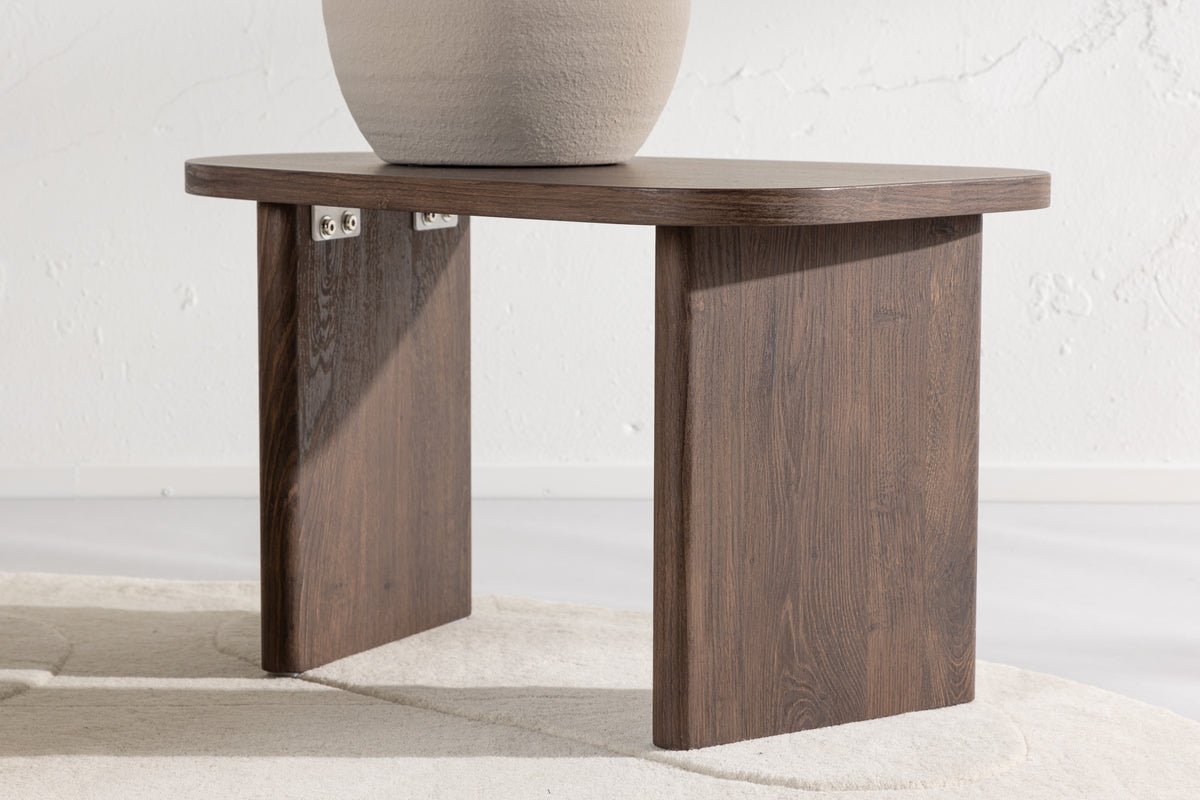 Side table Taro – in Black, Dark Brown or Light Gray