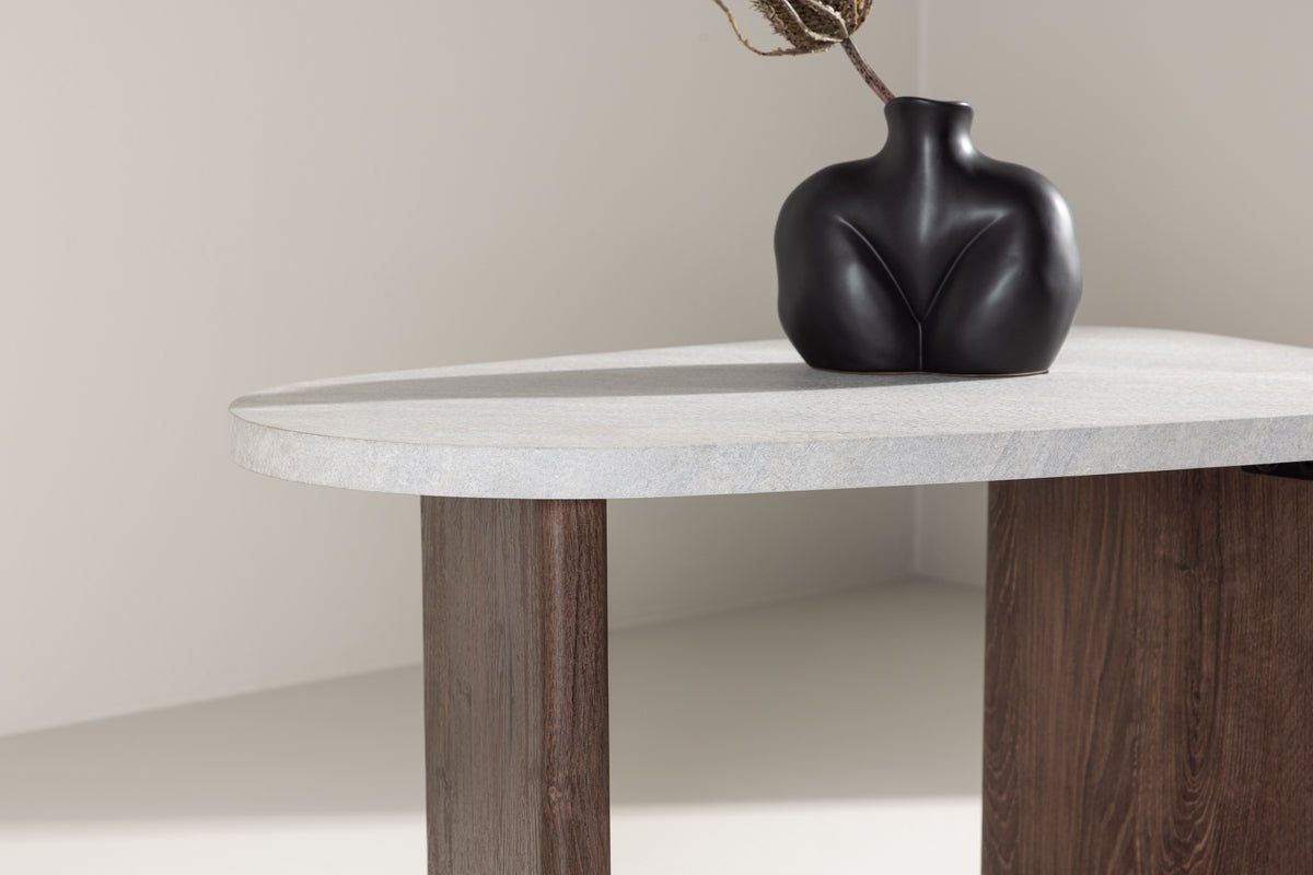 Side table Taro – in Black, Dark Brown or Light Gray