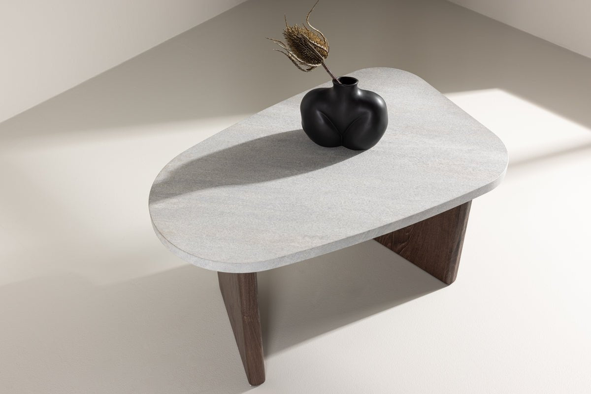 Side table Taro – in Black, Dark Brown or Light Gray