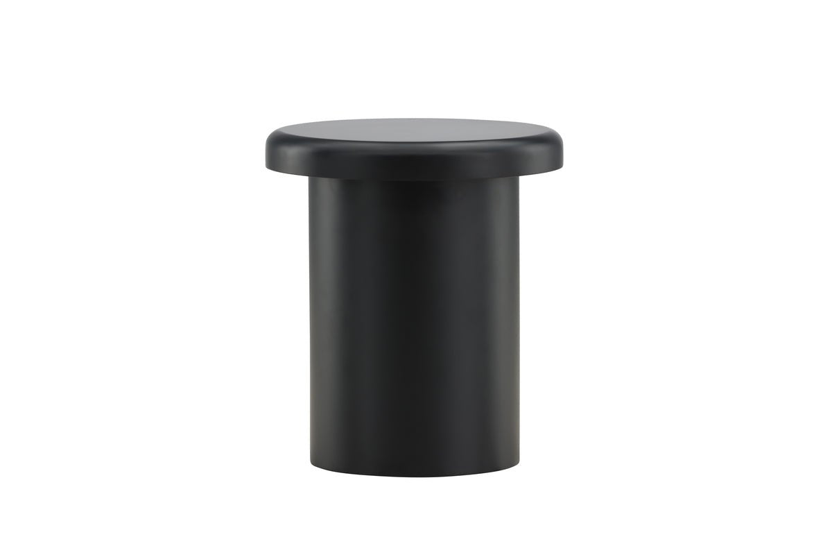 Side table Santana – in Black with round shape