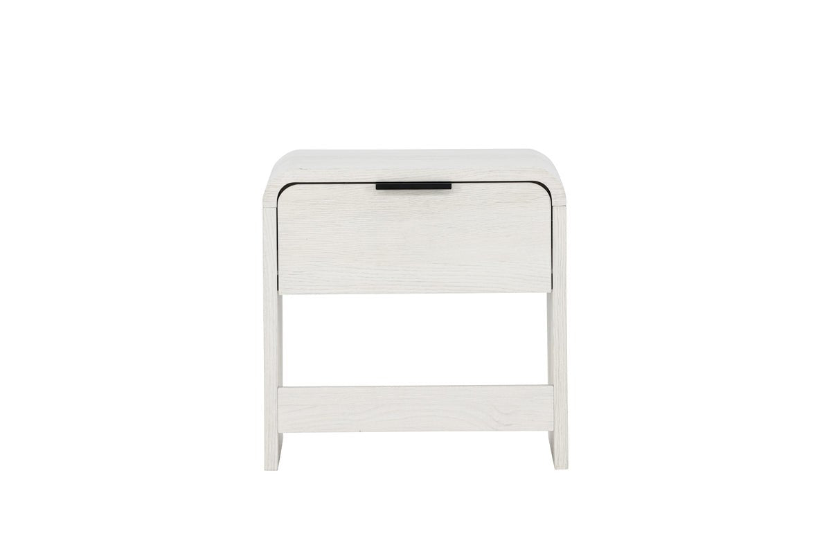 Side table Mina – in White with drawer