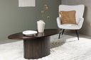 Coffee table Wario - in mocha wood look