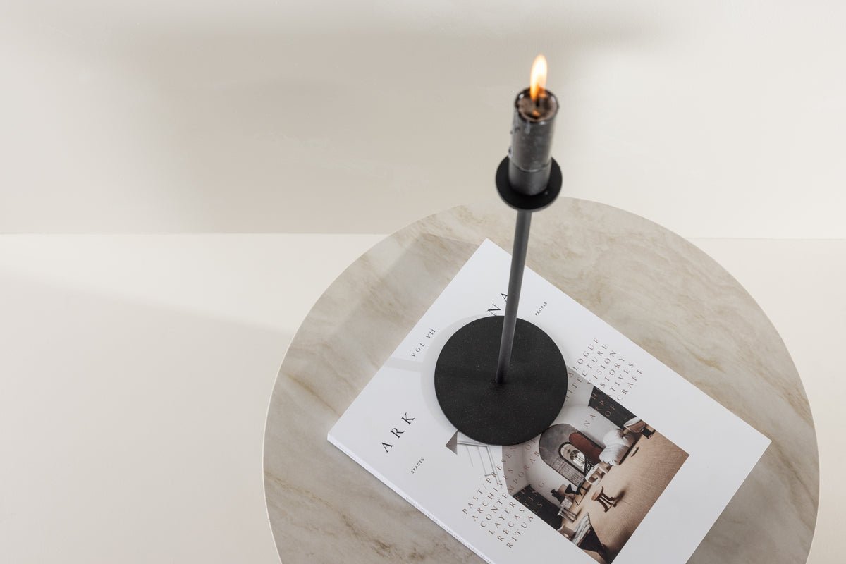 Side Table Baki – in two sizes with marble look