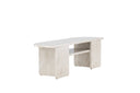 Designer TV lowboard Larenzo - Beige in marble look