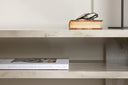 Designer TV lowboard Larenzo - Beige in marble look