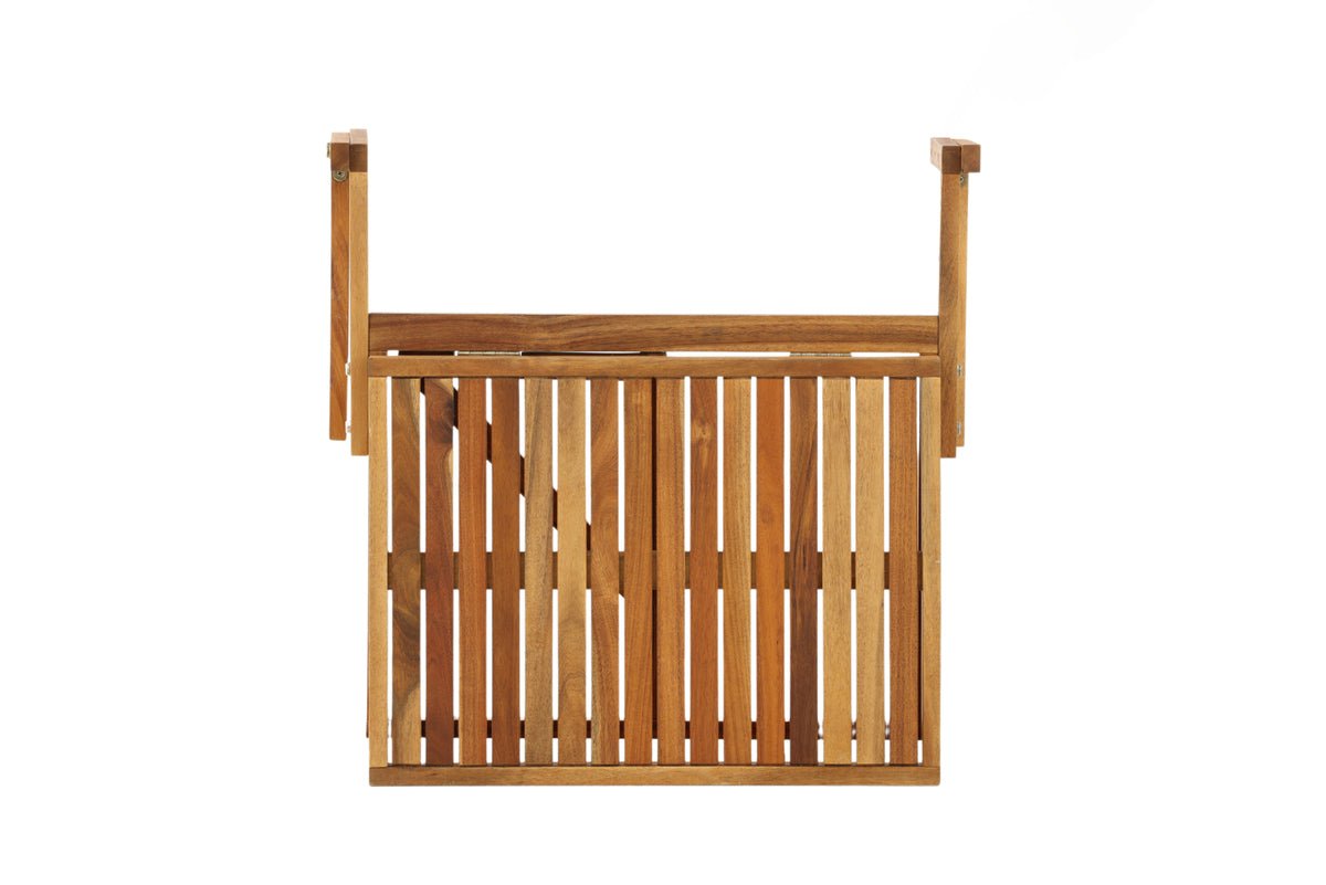 Garden table Seraya - with practical folding function made of acacia wood for balconies