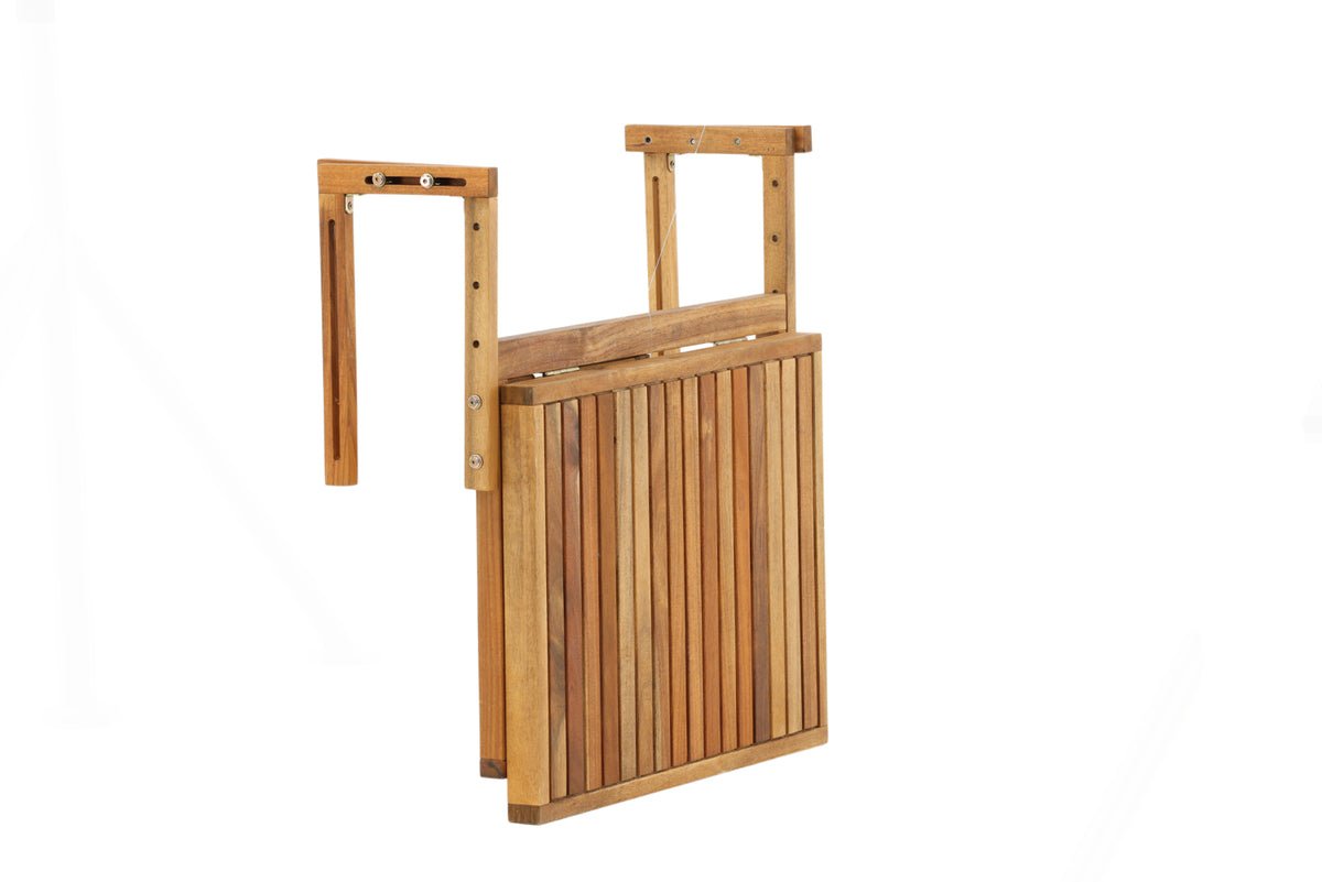 Garden table Seraya - with practical folding function made of acacia wood for balconies