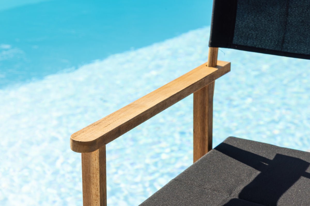 2-piece set - Garden chair Marlene made of acacia/polyester