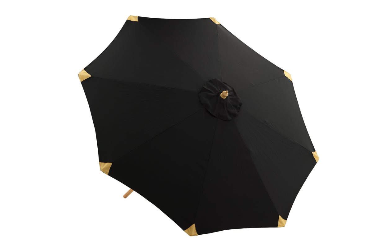 Garden Sun Umbrella Boho – Ø270 cm available in Black or Gray