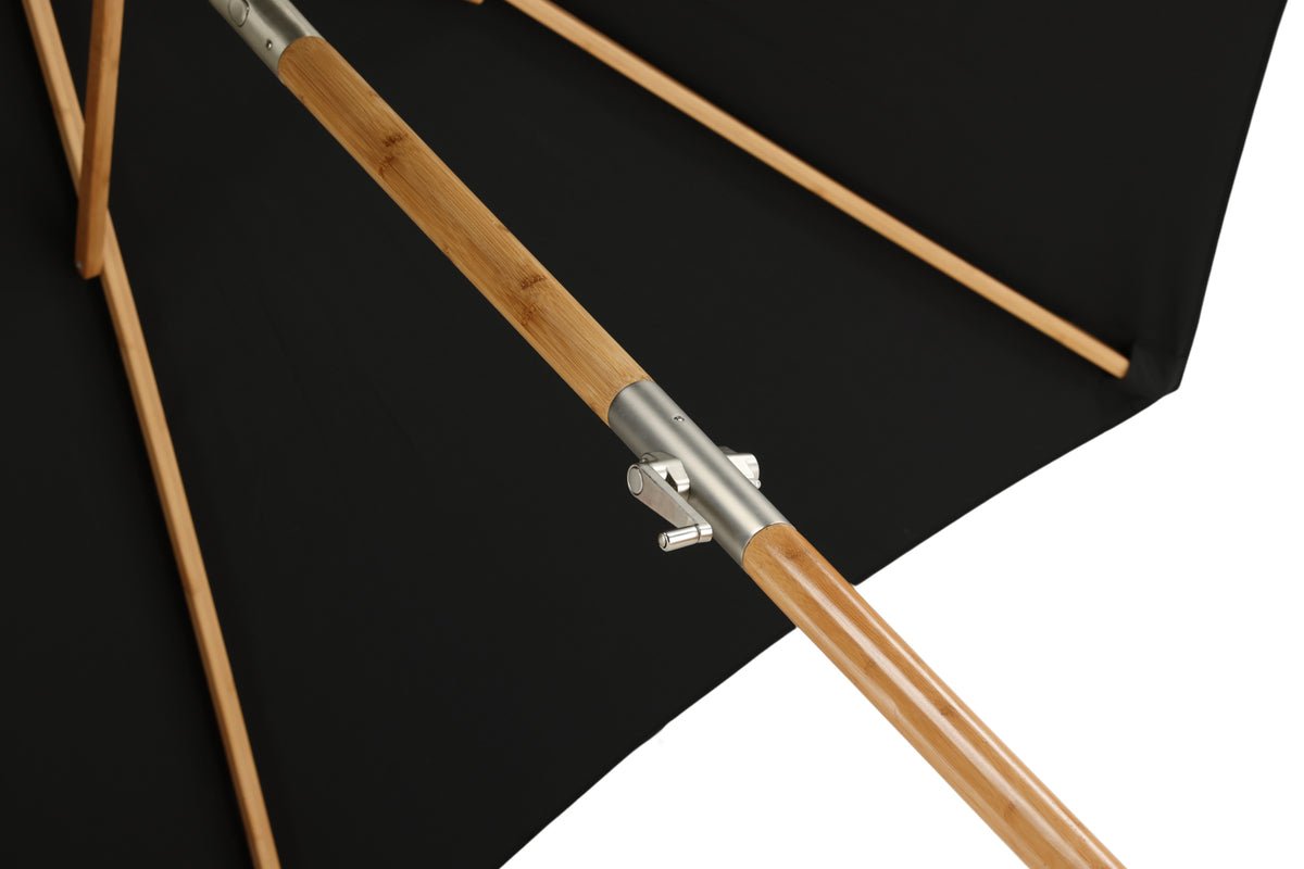 Garden Sun Umbrella Boho – Ø270 cm available in Black or Gray