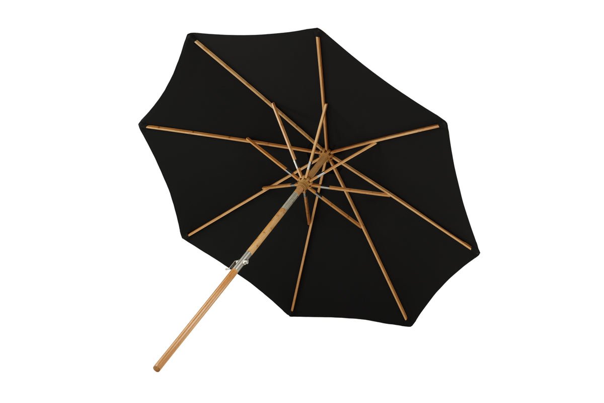 Garden Sun Umbrella Boho – Ø270 cm available in Black or Gray
