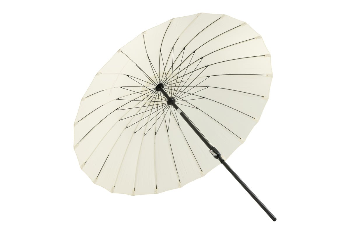Garden Parasol Palma – Ø270 cm available in White, Black, Gray, and Blue