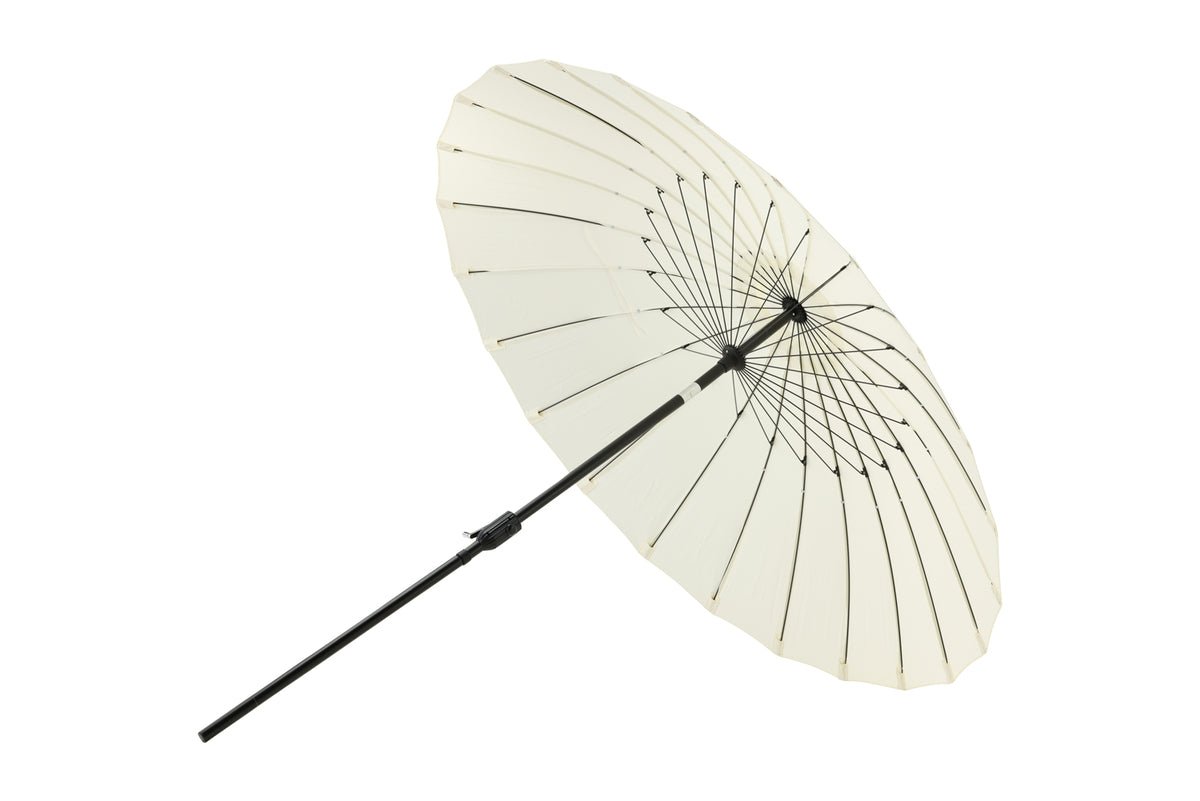 Garden Parasol Palma – Ø270 cm available in White, Black, Gray, and Blue