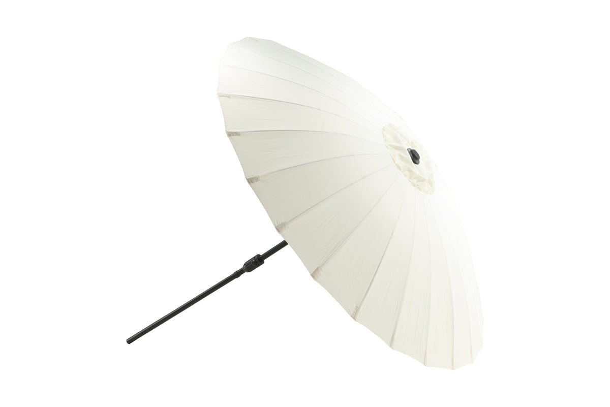 Garden Parasol Palma – Ø270 cm available in White, Black, Gray, and Blue