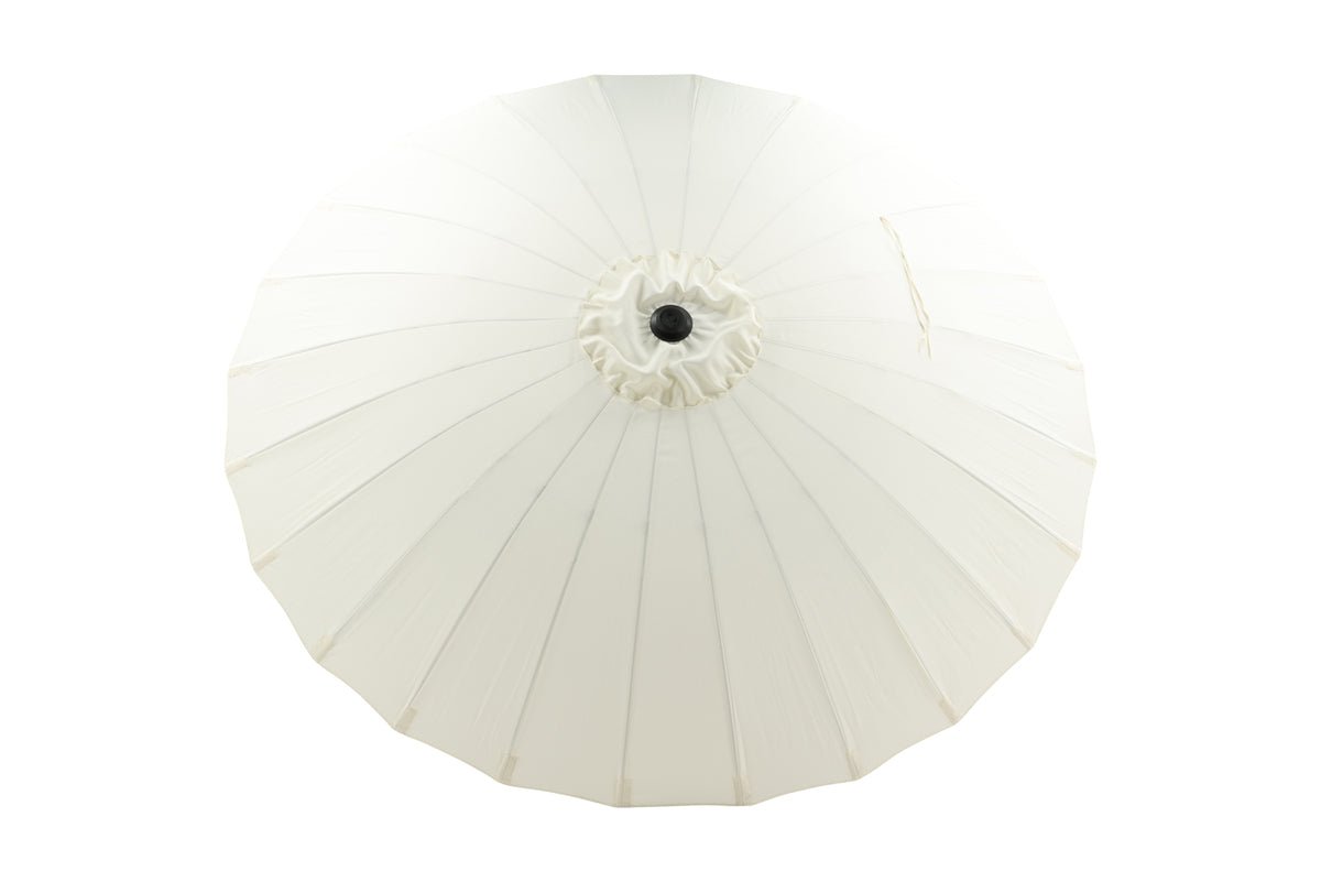 Garden Parasol Palma – Ø270 cm available in White, Black, Gray, and Blue