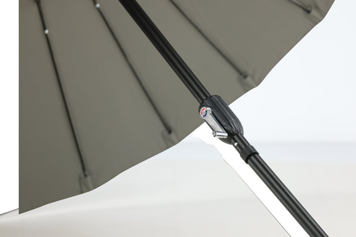 Garden Parasol Palma – Ø270 cm available in White, Black, Gray, and Blue