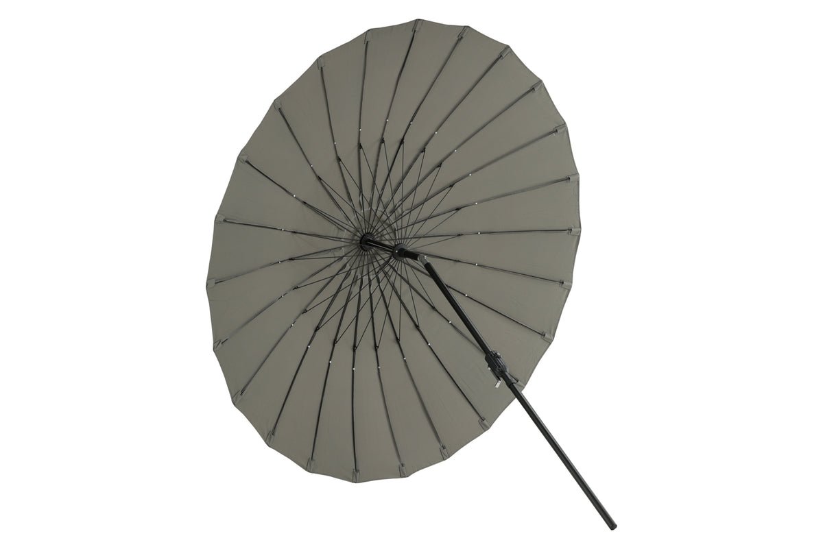 Garden Parasol Palma – Ø270 cm available in White, Black, Gray, and Blue