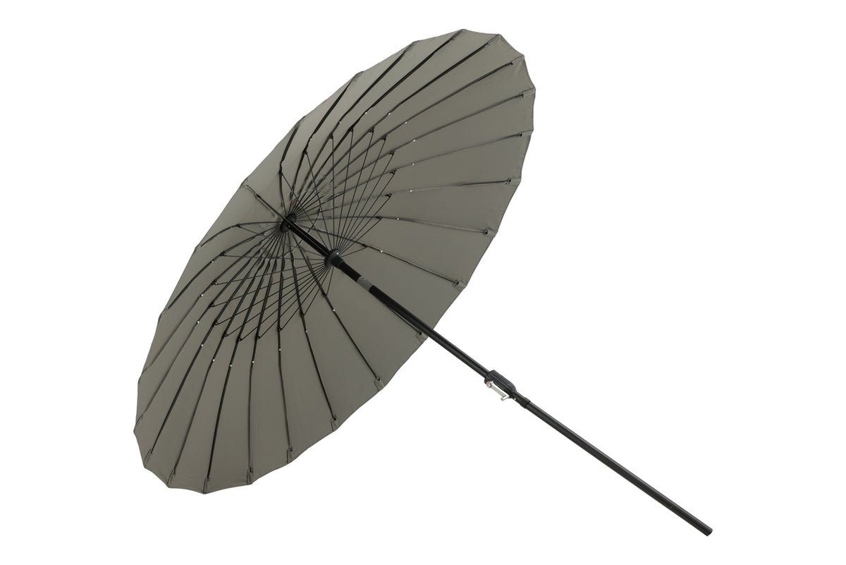 Garden Parasol Palma – Ø270 cm available in White, Black, Gray, and Blue