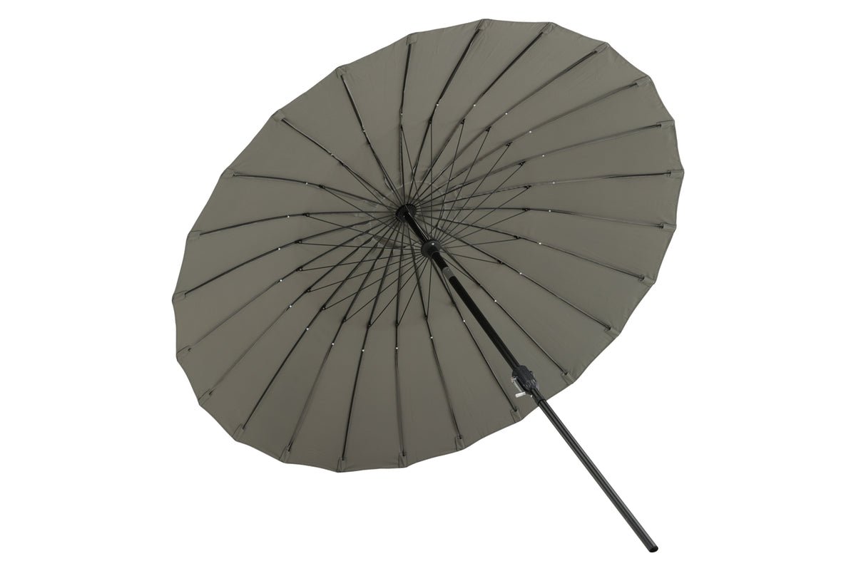 Garden Parasol Palma – Ø270 cm available in White, Black, Gray, and Blue