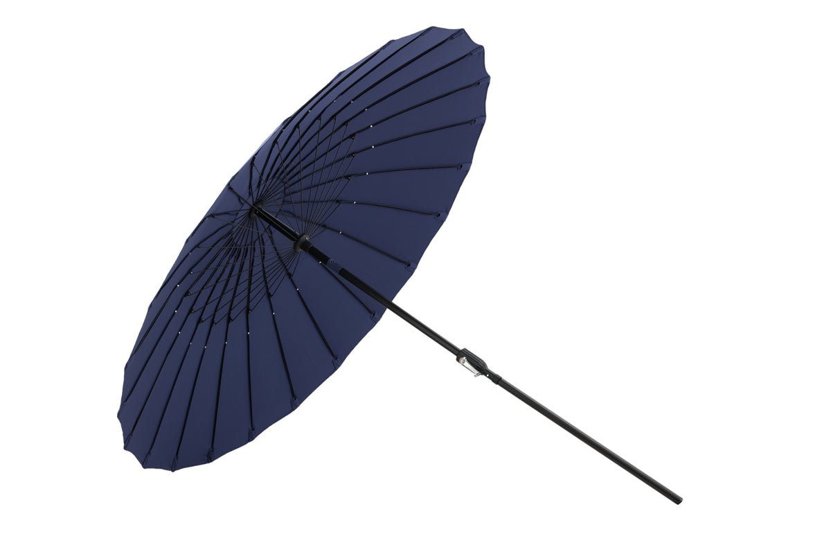 Garden Parasol Palma – Ø270 cm available in White, Black, Gray, and Blue