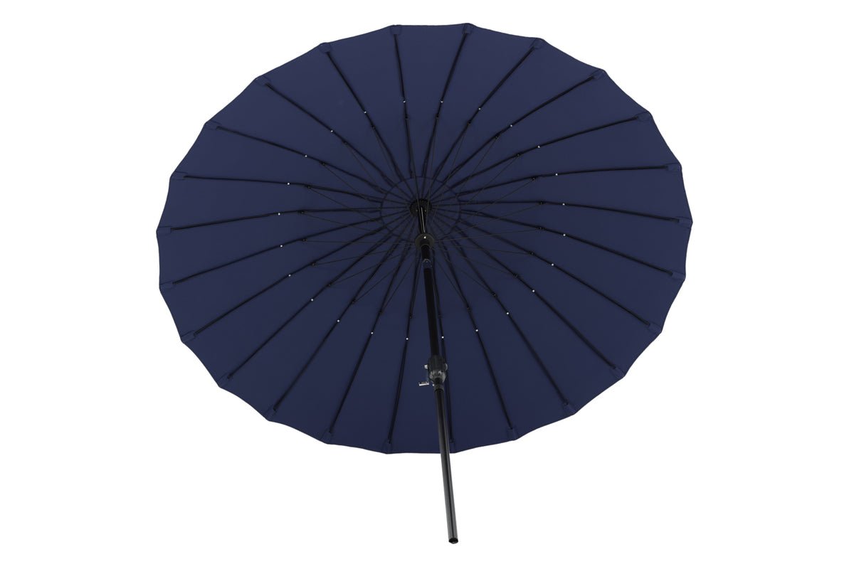 Garden Parasol Palma – Ø270 cm available in White, Black, Gray, and Blue