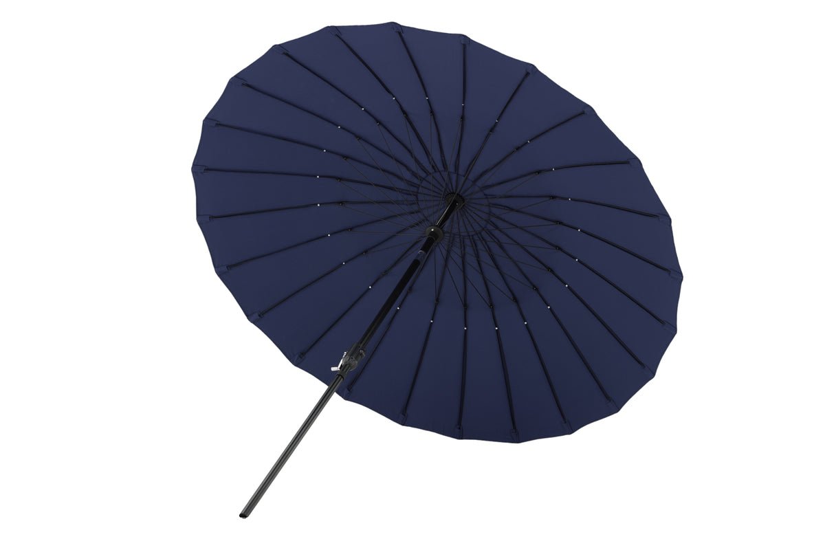 Garden Parasol Palma – Ø270 cm available in White, Black, Gray, and Blue