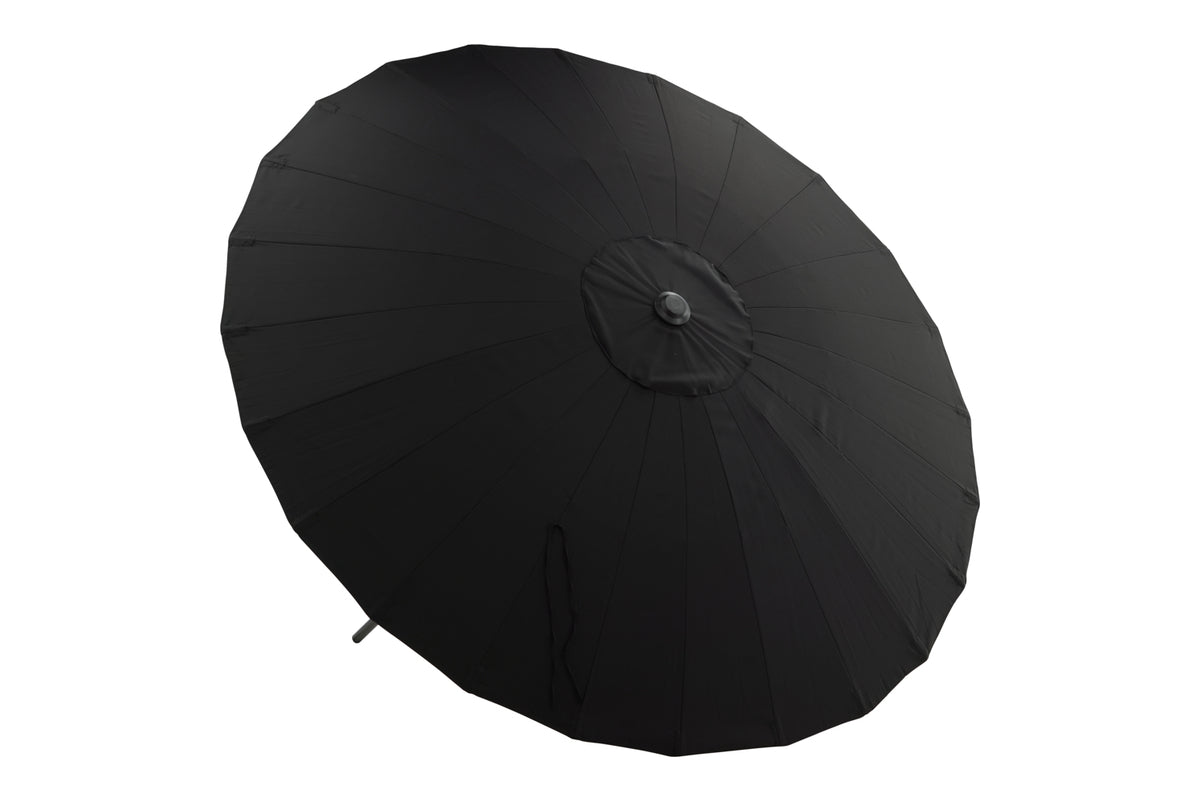 Garden Parasol Palma – Ø270 cm available in White, Black, Gray, and Blue