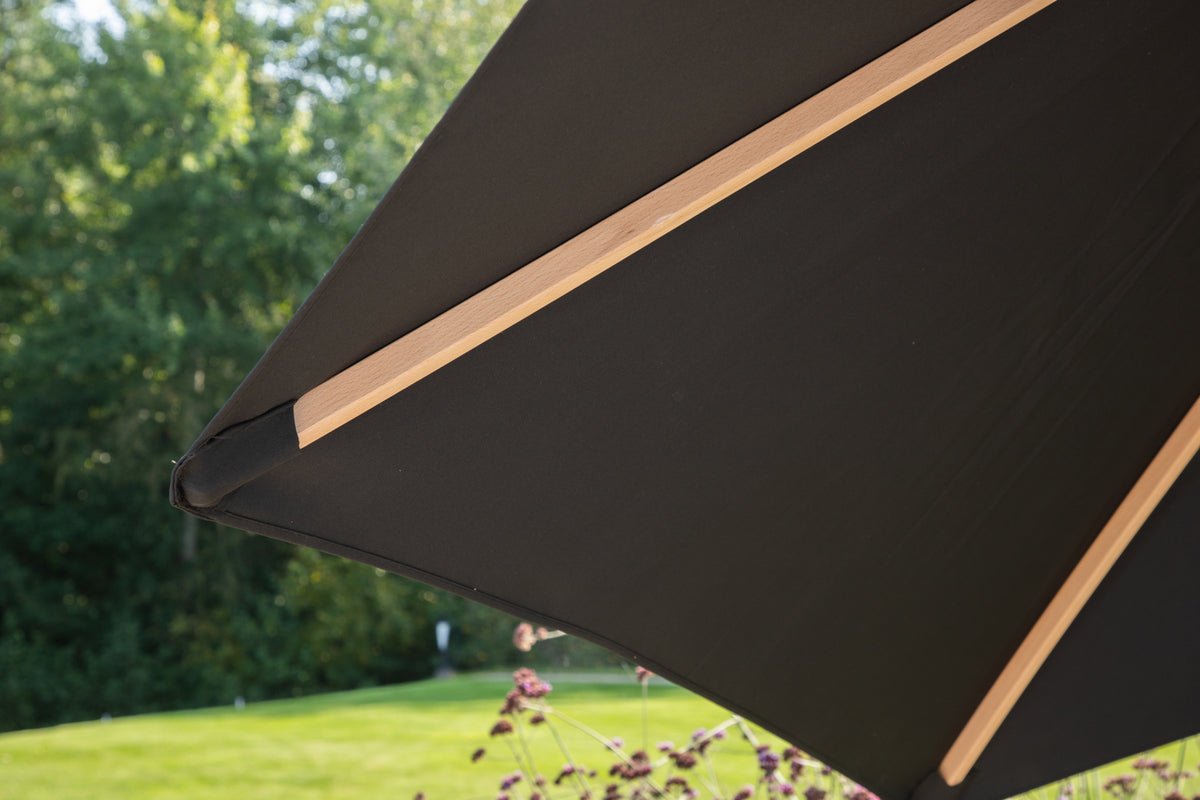 Garden Parasol Valenza – Ø250 cm in Black or White