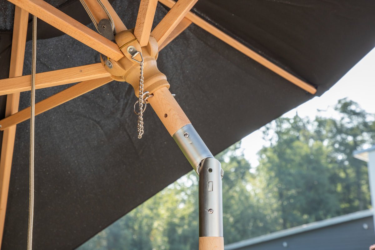 Garden Parasol Valenza – Ø250 cm in Black or White