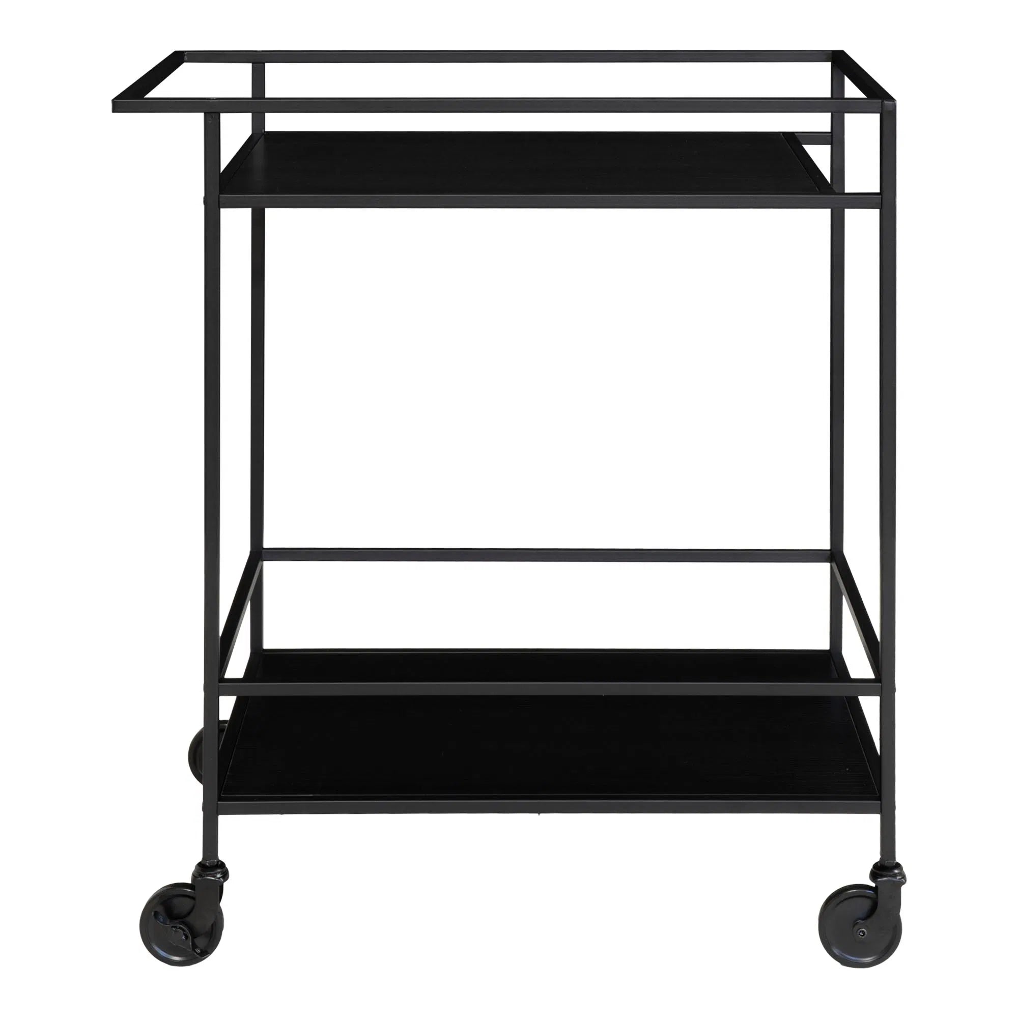 Quarto Serving Cart with Metal Frame