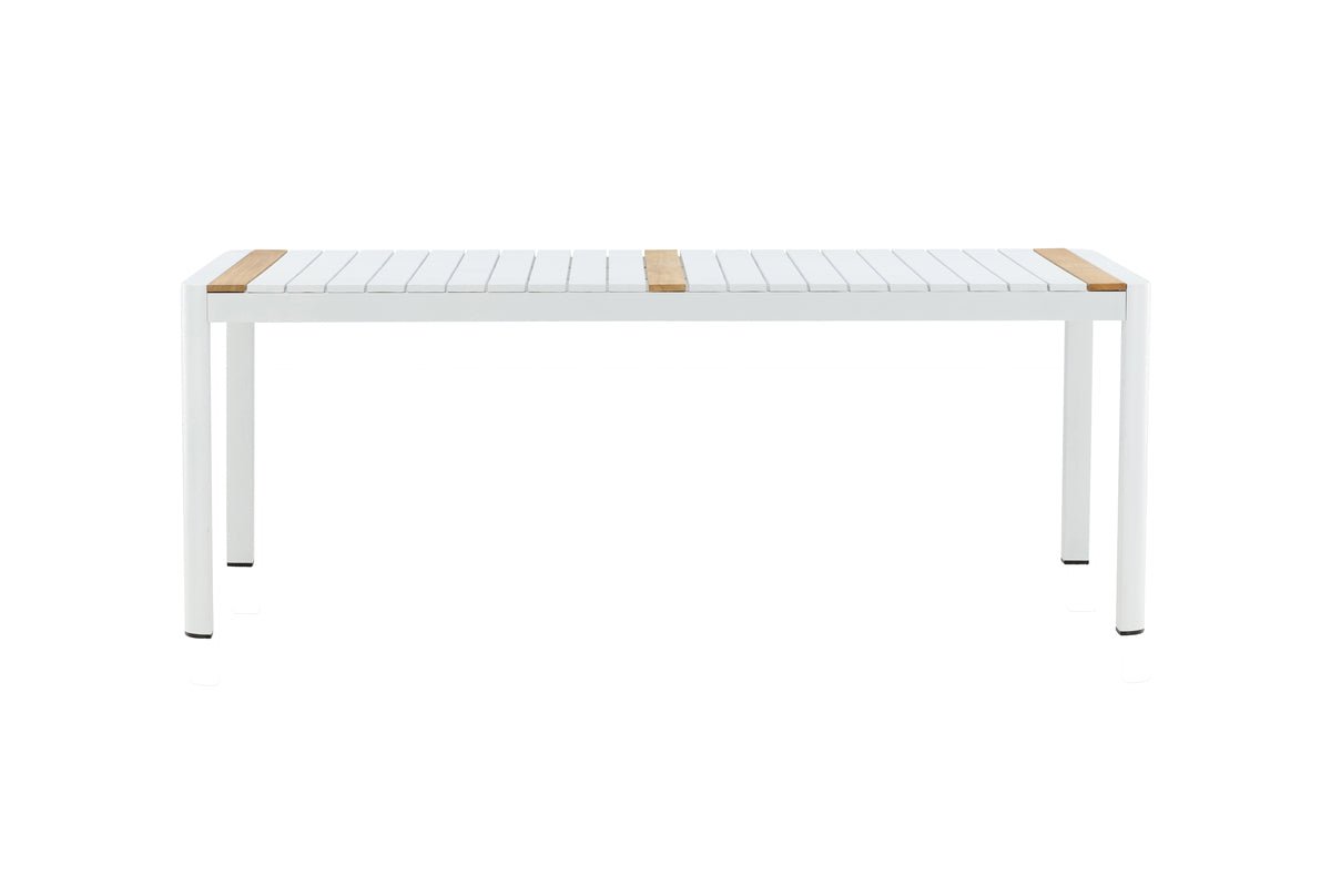 Garden Table Nuru - Teak Wood and Aluminum for Stability and Durability